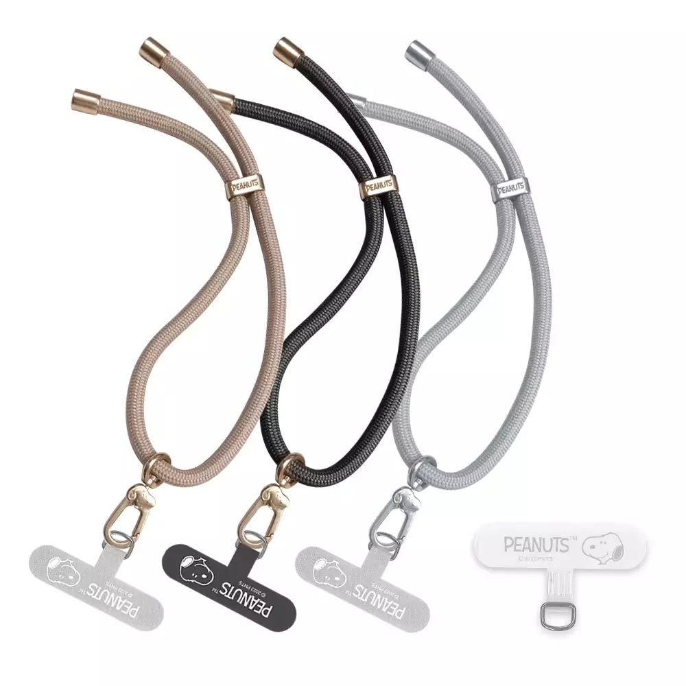 SNOOPY質感手機短掛繩