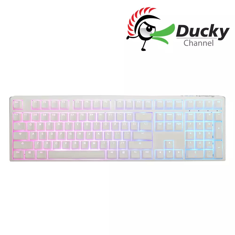 Ducky ONE3 RGB 白有線鍵盤
